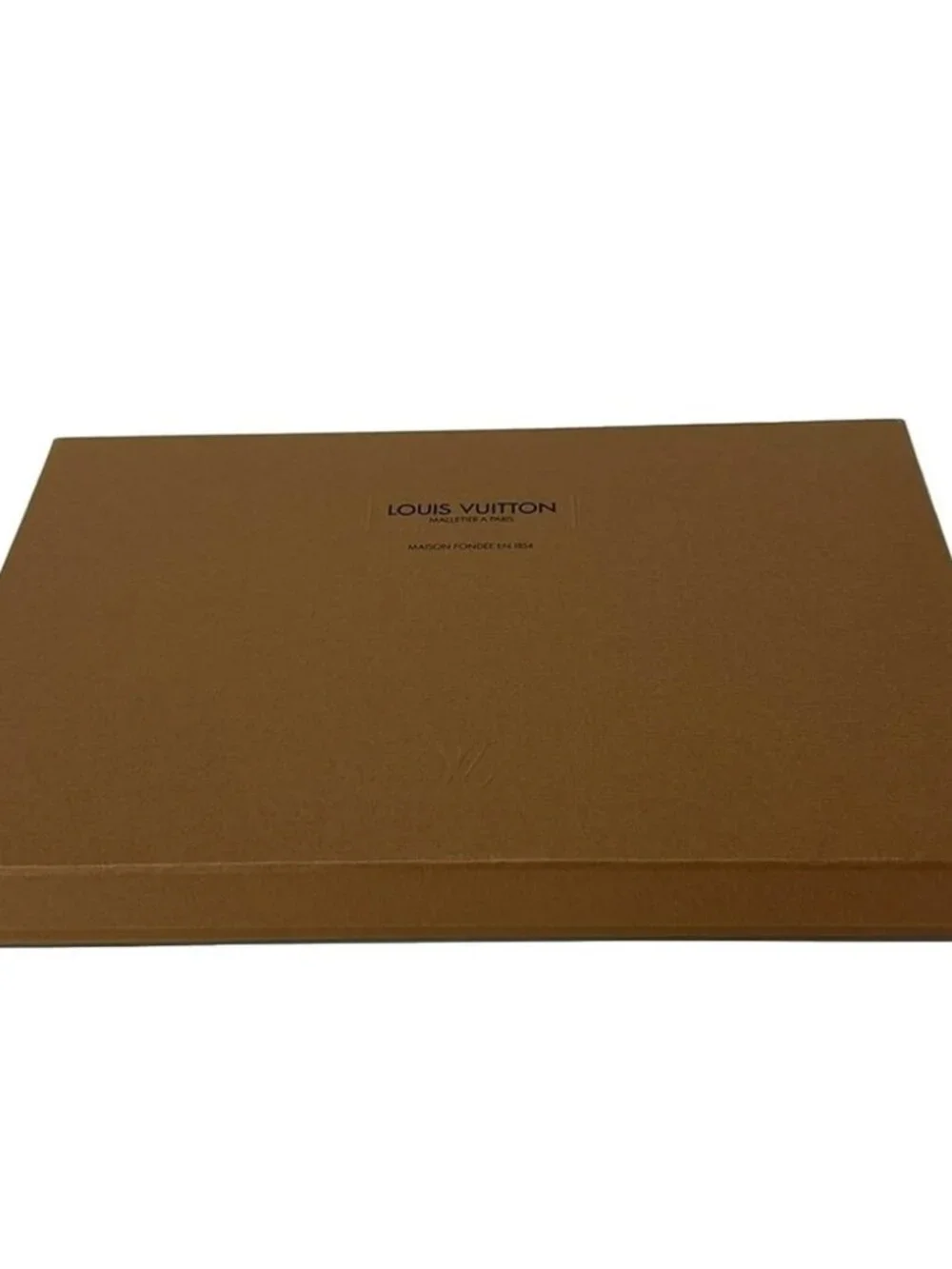 LOUIS VUITTON Light Brown Unconfirmed Scarf Cashmere